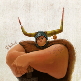 Викинг и его дракон!)