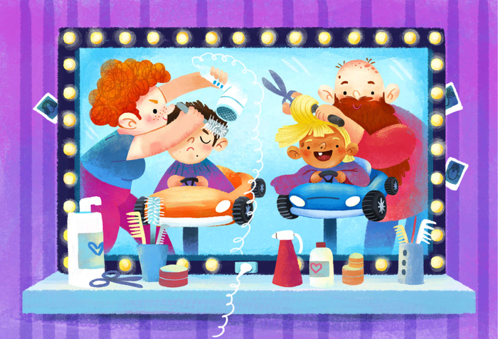 В парикмахерской