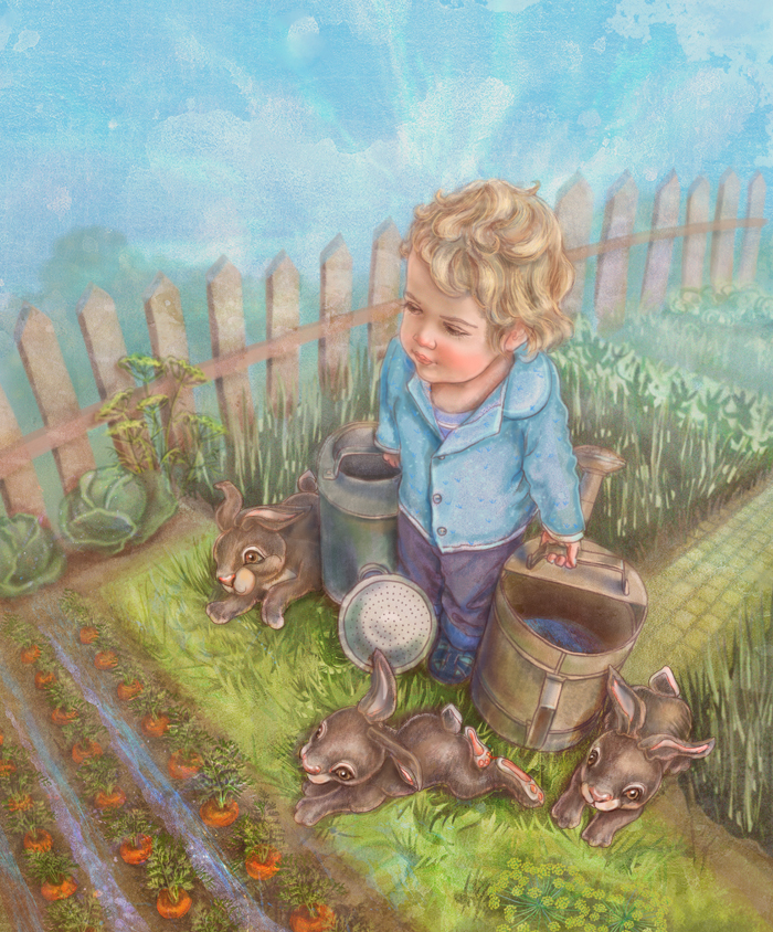 Подрастай морковочка