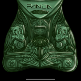 Фрагмент работы  «Статуя PANDA»
