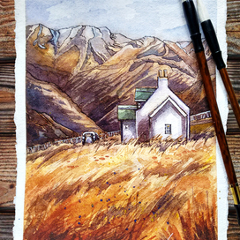 The Scotland Watercolor 