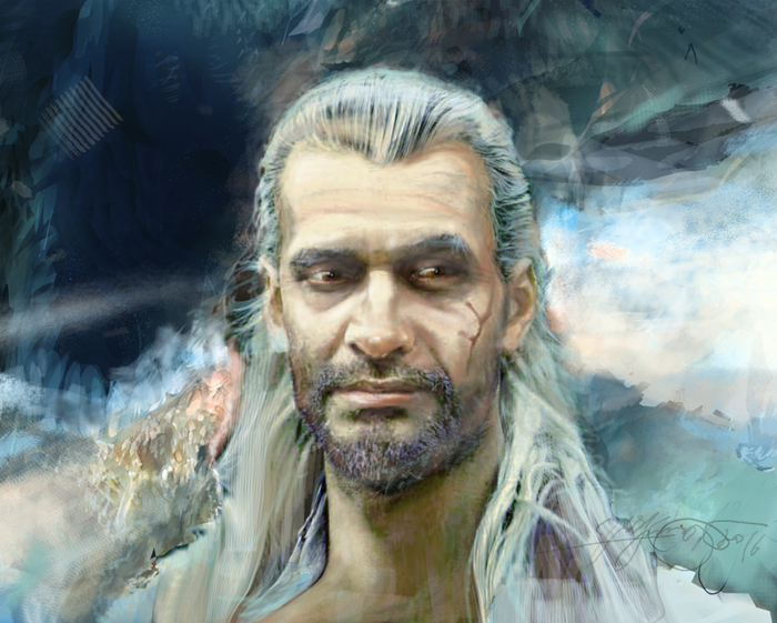 Concept art. Image of The Witcher