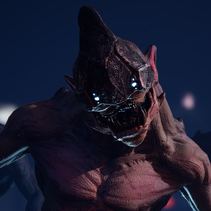 Существо в шлеме (Game Ready)