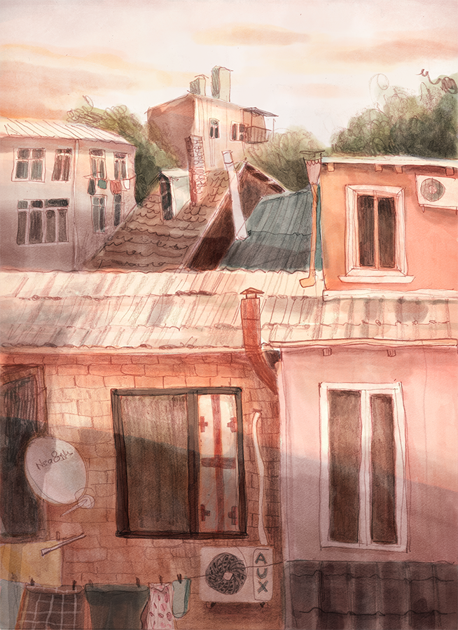 Тбилисский дворик