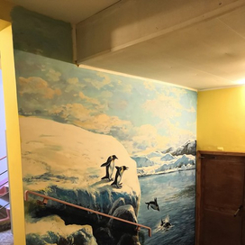 Пингвины в Антарктиде 