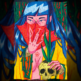 Death in a rose bush