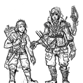 Набросок персонажей 3