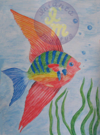 Радужная рыбка