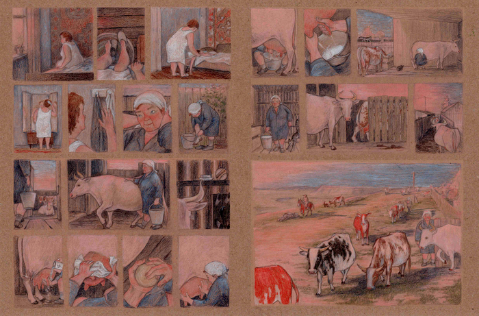 Лето у бабаушки