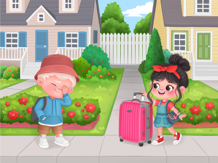 Друзья оправились на выходные к бабуле