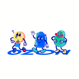 Дизайн бренд - персонажей для компании OZON