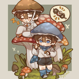 Странные грибы однако. 