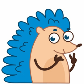 Стикеры Синий Ёж