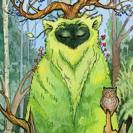 Лешего портрет