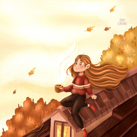 Осенняя иллюстрация