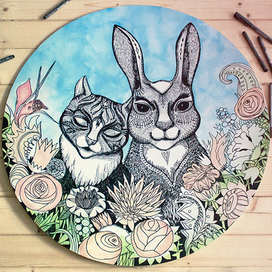 Зайчик и Котик