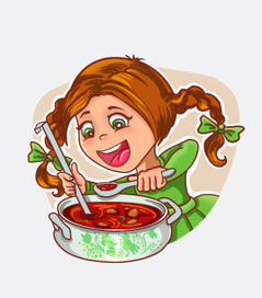 Девочка, которая любит борщ