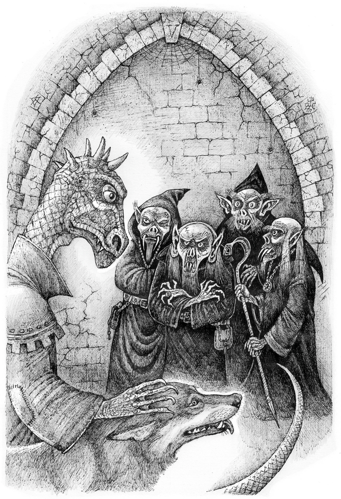 Иллюстрация к рассказам фэнтези.