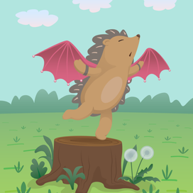 Летающий ёжик