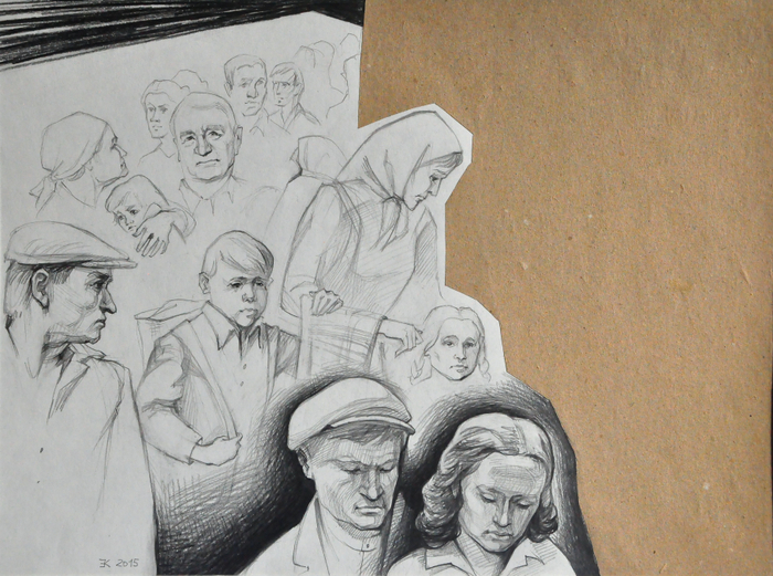 Иллюстрации к поэме А.Рудта "Плотина" 4