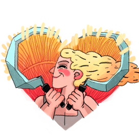 Стикер "Колхозница"