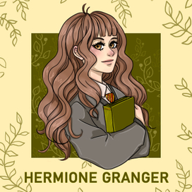Фанарт Гермионы