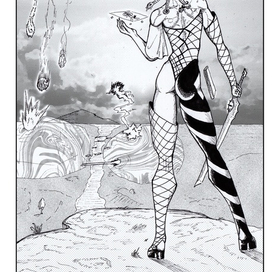 Кусок страницы из манги Лилит