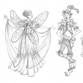 Наброски персонажей