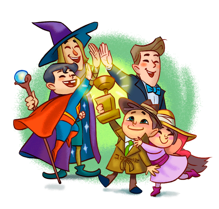 Квеструм для детей оформление.