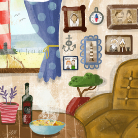 Комната смотрителя маяка