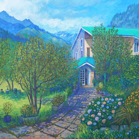 Сад в горах