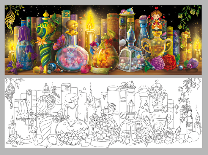 Окраска лайна для Jenoviya Art