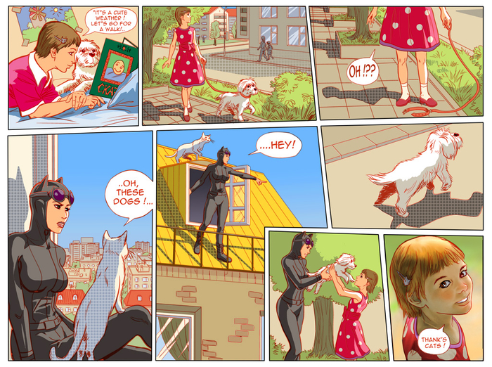 Комикс на стену детской комнаты