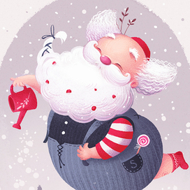 Новогодняя открытка.