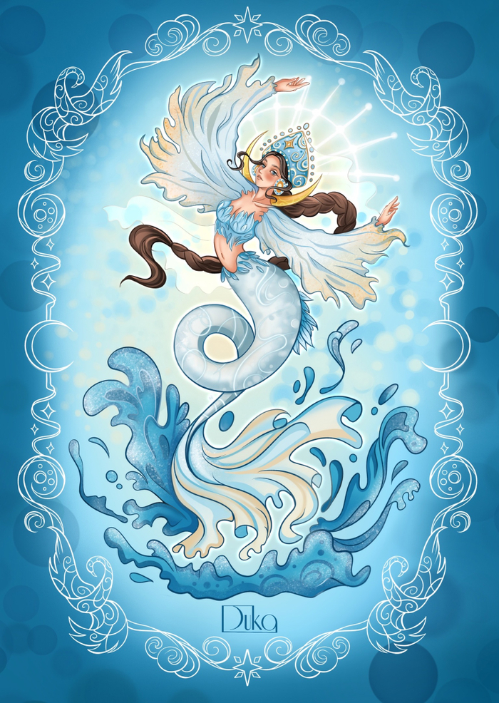 Царевна-Лебедь (иллюстрация Mermay)