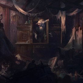 Старый шкаф.