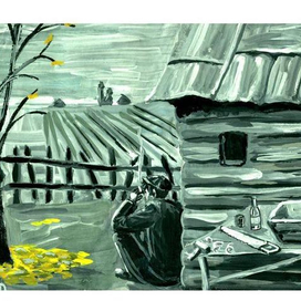 В. Белов "Привычное дело", иллюстрация