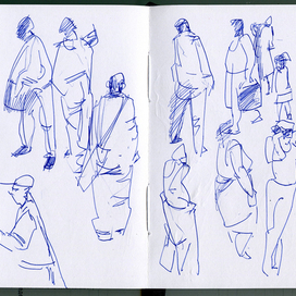 почеркушка из окна автобуса