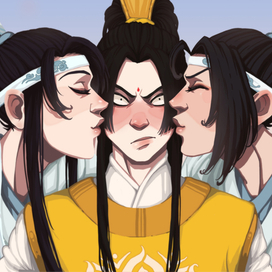 Фанарт к новелле "Магистр Дьявольского Культа"