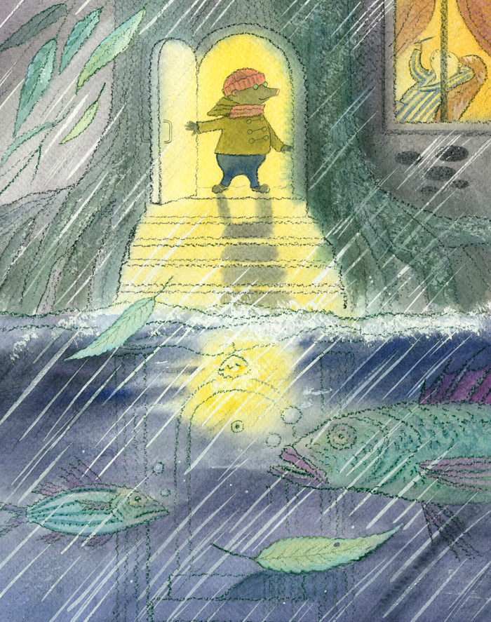 Иллюстрация к книге Кеннета Грэма "Ветер в ивах"