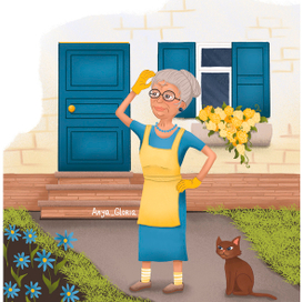 Бабушка девочки Лии