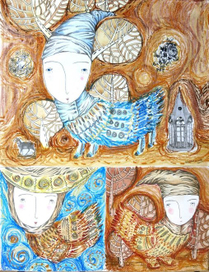 Триптих "Лесные фейки"