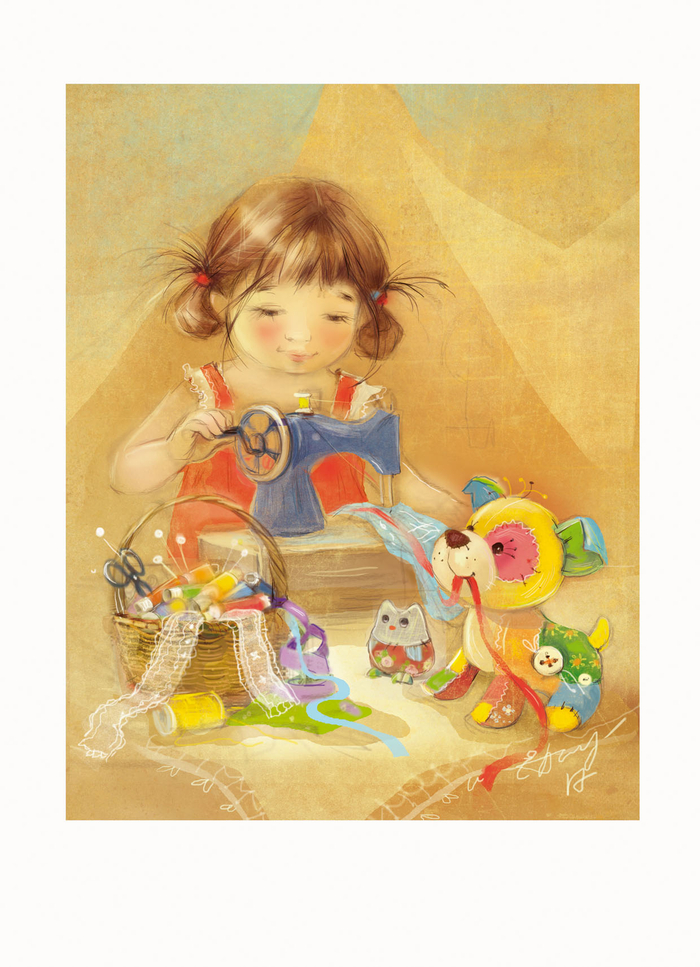 " Про игрушки"  Лоскутный щенок)