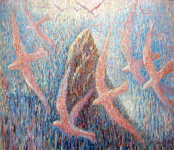 Abschied von der Krim. Malerei.