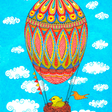 Пасхальная открытка