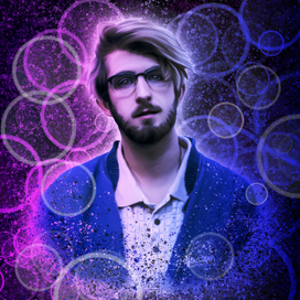 Неоновый Портрет в стиле Dream art