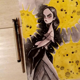 Инктобер solar witch