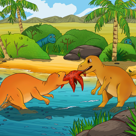 Тиранозавры