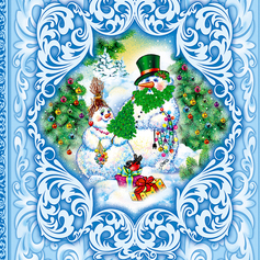 Новогодняя коробка на крое _книга