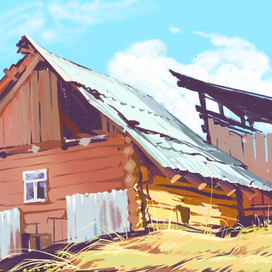 "Весна в деревне"